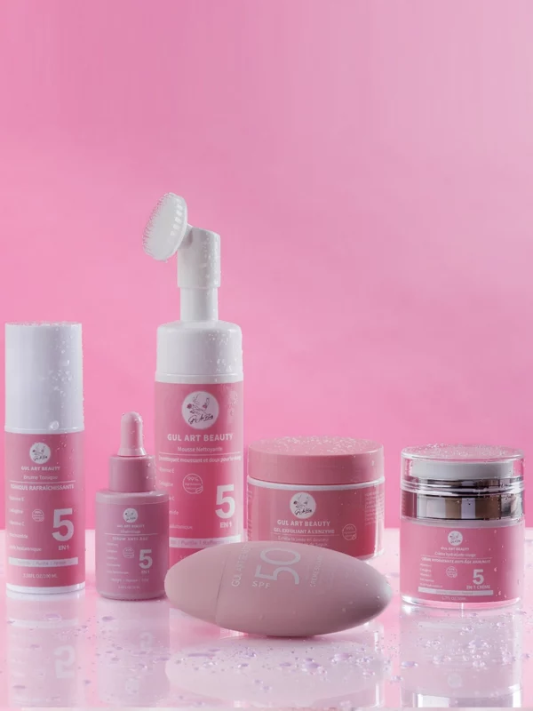 SET 6 PRODUITS SKINCARE GUL ART BEAUTY