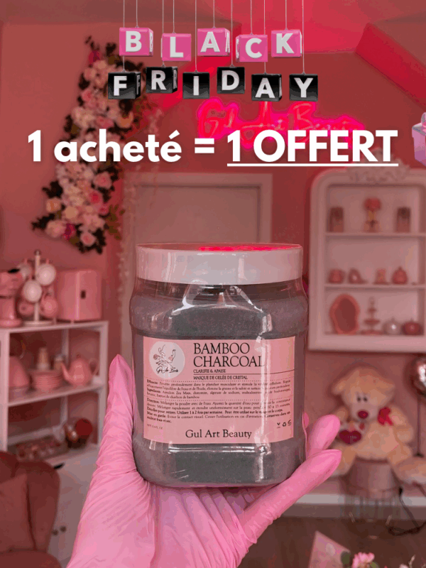 jelly mask bamboo charcoal | 1 acheté = 1 offert 🎁